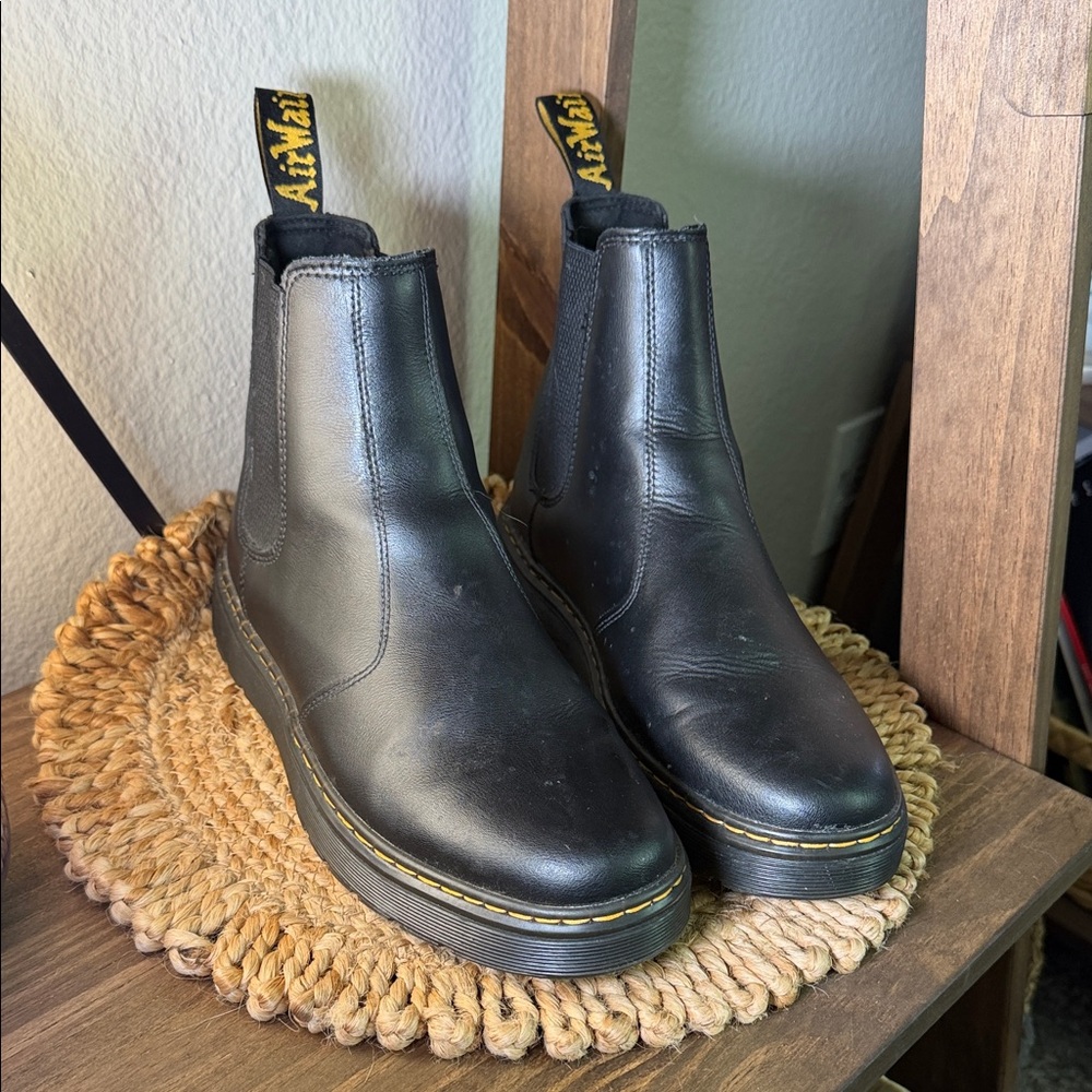 Dr. Martens Black Ankle Boots Dorian